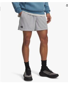 Under Armour Essential Mesh Shorts - Men's White/Castle Rock